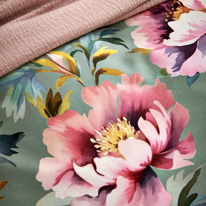 Vandyck Pink Peony multi Kussensloop (60x70)