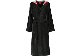 Cawö Badjas met capuchon 830 Doubleface lava 40/42