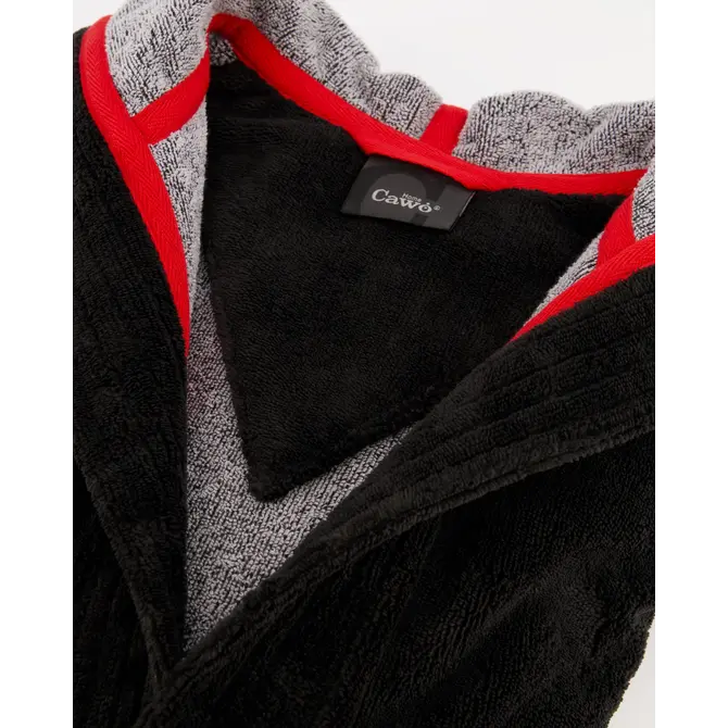 Peignoir à capuche Cawö 830 Doubleface lave 40/42