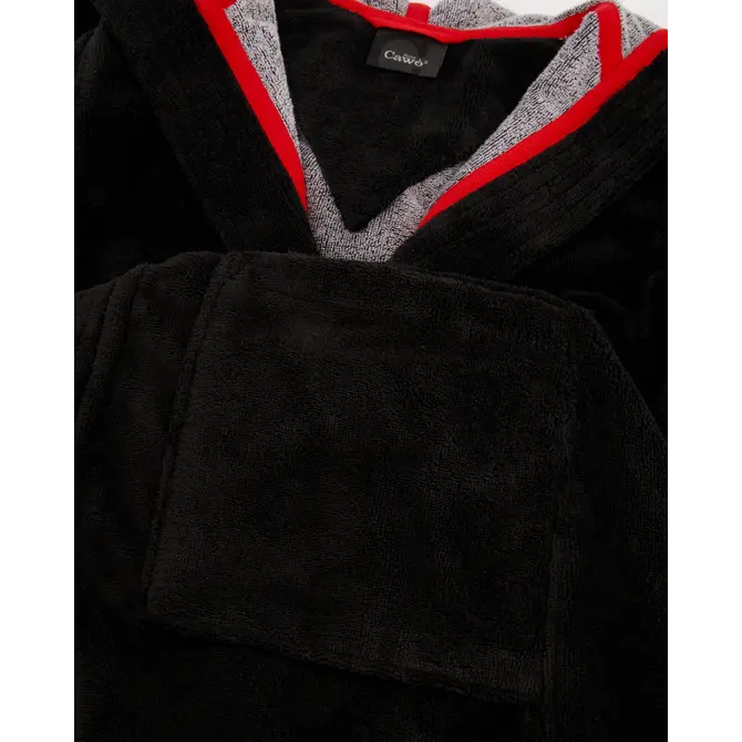 Peignoir à capuche Cawö 830 Doubleface lave 40/42