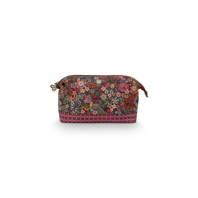 Pip Studio Cooper Cosmetic Purse Large Tutti i Fiori Pink 26x18x12cm