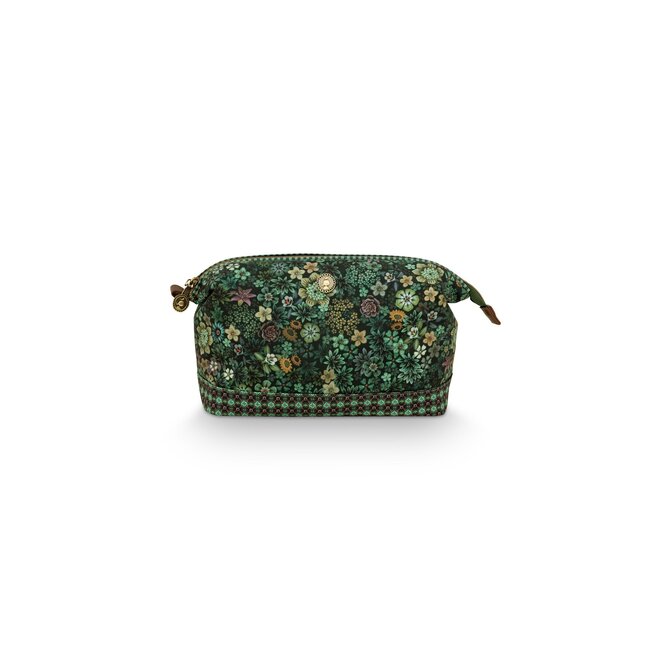 Pip Studio Cooper Cosmetic Purse Large Tutti i Fiori Green 26x18x12cm