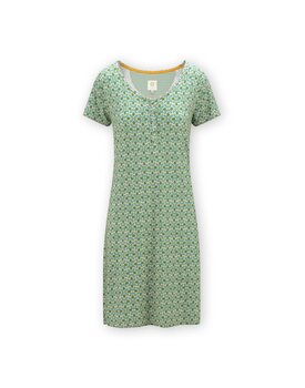 Pip Studio Daisy Short Sleeve Nightdress Verano Green M