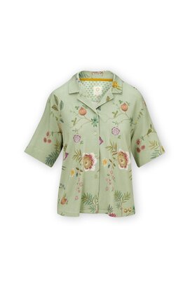 Pip Studio Flora Haut à Manches Courtes La Dolce Vita Vert Clair S
