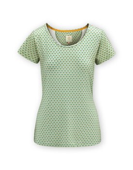 Pip Studio Tilly Short Sleeve Top Mi Vida Green S