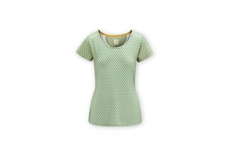 Pip Studio Tilly Short Sleeve Top Mi Vida Green S