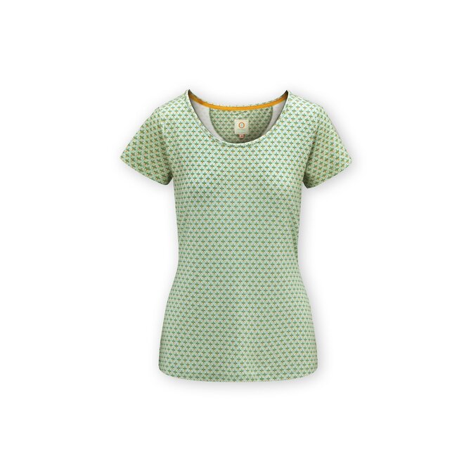 Pip Studio Tilly Haut à Manches Courtes Mi Vida Vert S