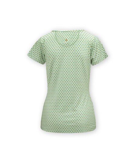 Pip Studio Tilly Short Sleeve Top Mi Vida Green S