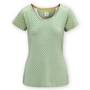 Pip Studio Pip Studio Tilly Short Sleeve Top Mi Vida Green M