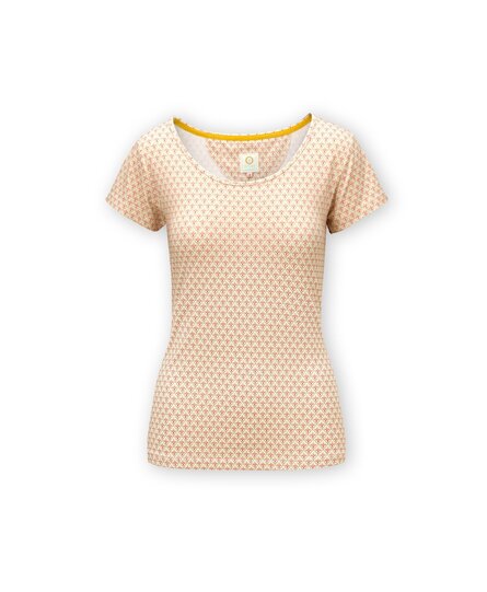 Pip Studio Tilly Short Sleeve Top Mi Vida Pink S