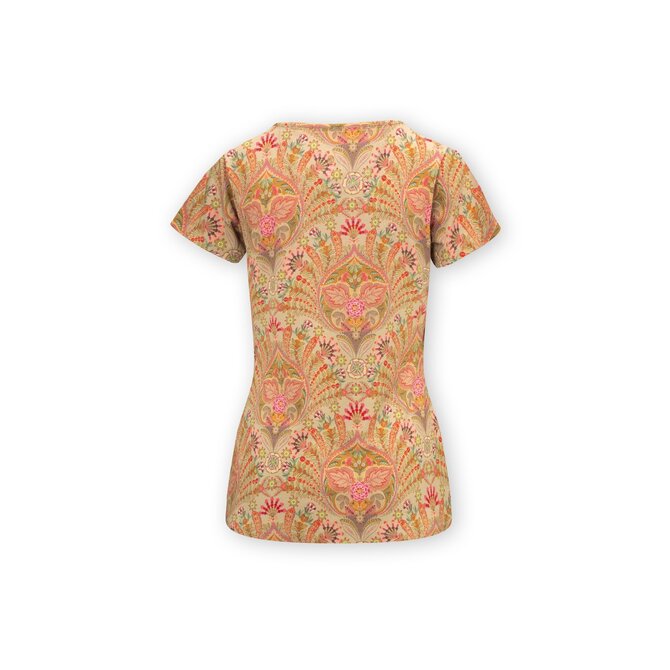 Pip Studio Tilly Short Sleeve Top Alba Khaki S