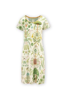 Pip Studio Daniela Chemise de Nuit à Manches Courtes Bamboleo Blanc S
