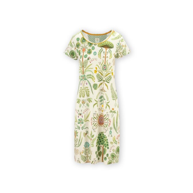 Pip Studio Chemise de Nuit à Manches Courtes Daniela Bamboleo Blanc S