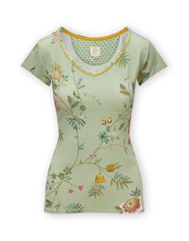 Pip Studio Toy Short Sleeve Top La Dolce Vita Light Green S