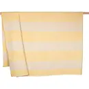 David Fussenegger David Fussenegger RIVA plaid en coton Milano Stripes Mélangé 210x220 cm Moutarde