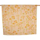 David Fussenegger David Fussenegger JADE 100% Coton Couverture Florals (GOTS) 150x200 cm Moutarde