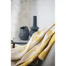 David Fussenegger David Fussenegger JADE 100% Coton Couverture Florals (GOTS) 150x200 cm Moutarde