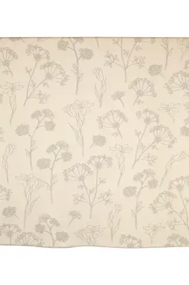 David Fussenegger JADE 100% Coton Couverture Florals (GOTS) 150x200 cm Feutre