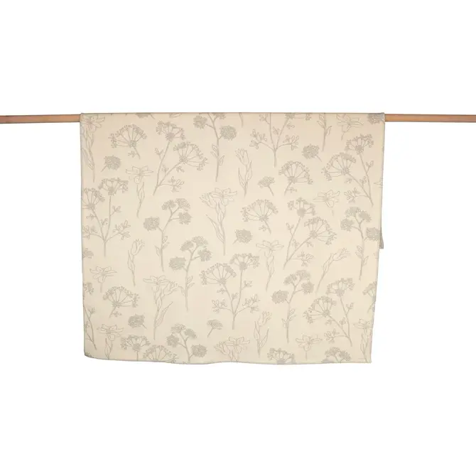 David Fussenegger JADE 100% Coton Couverture Florals (GOTS) 150x200 cm Feutre