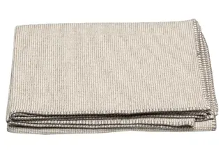 David Fussenegger Lido plaid gaufré Honeycomb Weave 140x200 cm Naturel