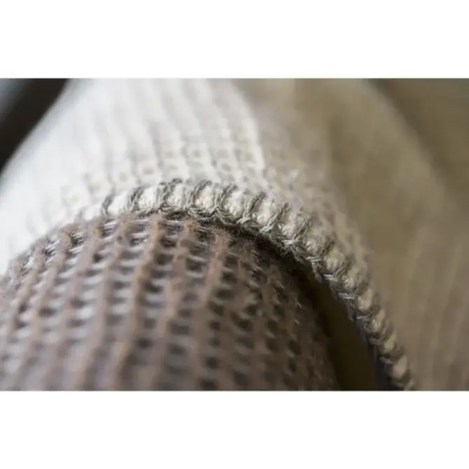 David Fussenegger Lido plaid gaufré Honeycomb Weave 140x200 cm Naturel