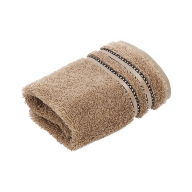 Vossen Gant de Toilette Cult de Luxe 6300 camel 30x30