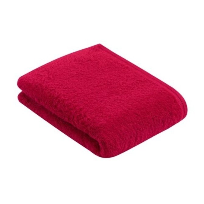 Vossen Serviette de Bain Vegan Life 3680 kirschrot 67x140