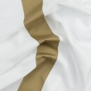 Dommelin Dommelin Housse de couette Listra Satin 300TC Blanc-Bronze 140x200/220 cm