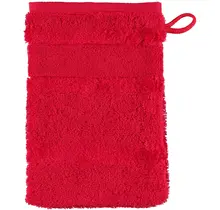 Cawö Noblesse2 Gant de toilette Uni Rouge