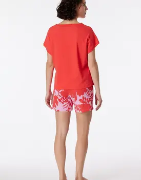 Schiesser Pyjama Short red 181245 36/S