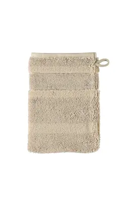 Cawö Noblesse2 Gant de toilette Uni Sand