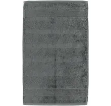 Cawö Noblesse2 Uni Gastendoekje 30x50 Antraciet