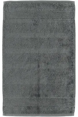 Cawö Noblesse2 Uni Gastendoekje 30x50 Antraciet