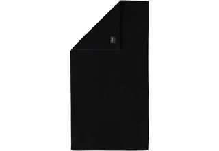 Cawo Lifestyle Uni Serviette de douche Noir