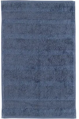 Cawö Noblesse2 Uni Gastendoekje 30x50 Nachtblau
