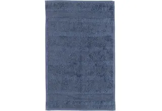 Cawö Noblesse2 Uni Serviette de toilette 30x50 Nachtblau