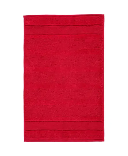 Cawö Noblesse2 Uni Gastendoekje 30x50 Rood