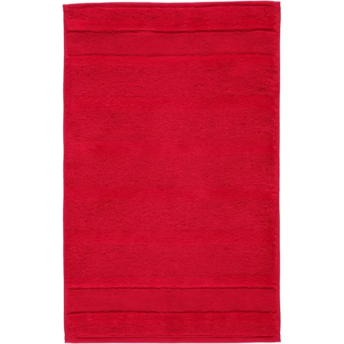 Cawö Noblesse2 Uni Gastendoekje 30x50 Rood