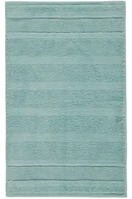 Cawö Noblesse2 Uni Gastendoekje 30x50 Soft-Türkis