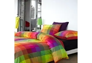 Essenza Arc de Check - Housse de couette rouge 240x200/220