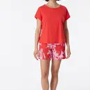 Schiesser Schiesser Pyjama Court rouge 181245 38/M