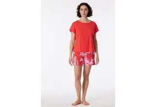 Schiesser Pyjama Short red 181245 40/L