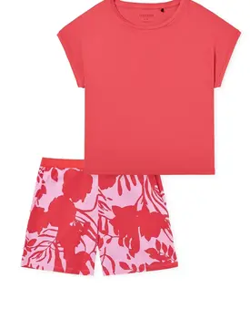 Schiesser Pyjama Short red 181245 40/L