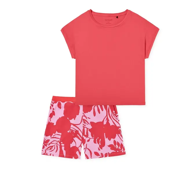 Schiesser Pyjama Short red 181245 40/L Schiesser Pyjama Short red 181245 40/L