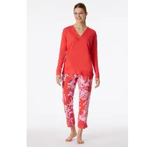 Schiesser Pyjama long rouge 181246 36/S