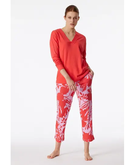 Schiesser Pyjama Long red 181246 36/S