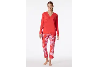 Schiesser Pyjama Long red 181246 44/XXL