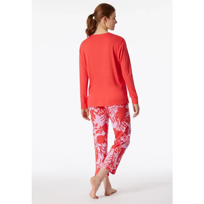 Schiesser Pyjama Long rouge 181246 44/XXL