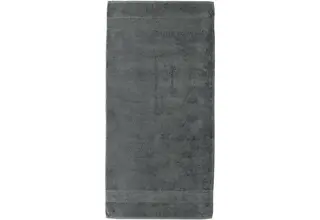Cawö Noblesse 2 Uni Handdoek Antraciet 50x100