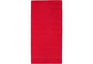 Cawö Noblesse 2 Uni Handdoek Rood